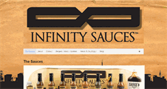Desktop Screenshot of infinitysauces.com