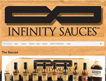 Tablet Screenshot of infinitysauces.com